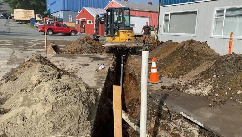 Dylan Shaw Excavating repairing and installing ground services in Port Hardy