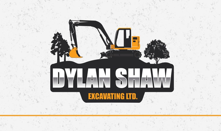 Dylan Shaw Excavating logo, Port Hardy excavating and hauling company